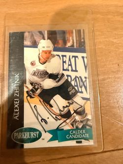 Alexi zhitik signed card