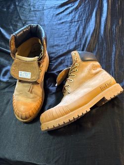 Timberland 6" Boot Premium Bee Line Rubber Toe WP 'Wheat Nubuck' Size 10