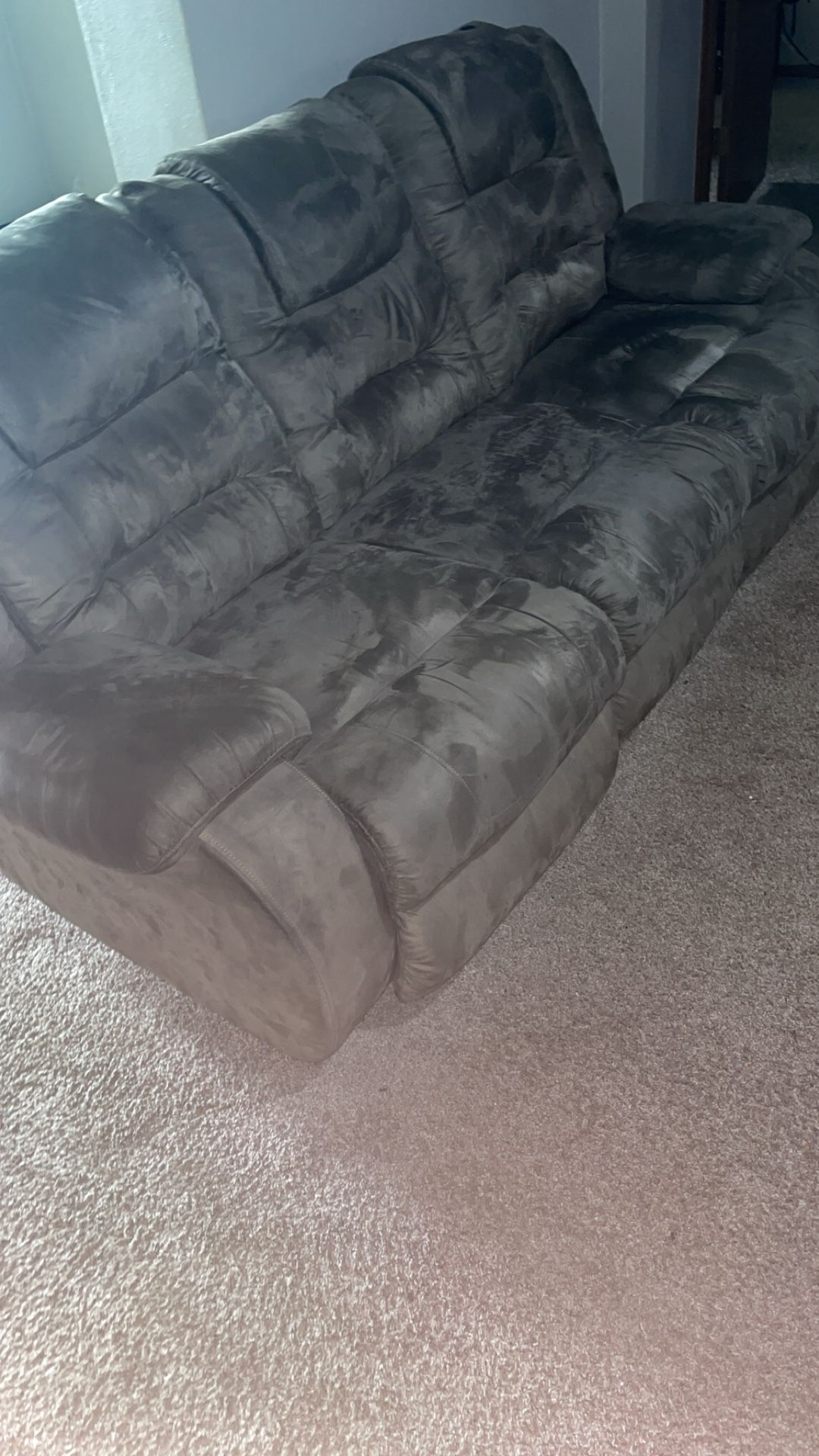 Grey couches