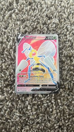 Beedrill V Pokemon card