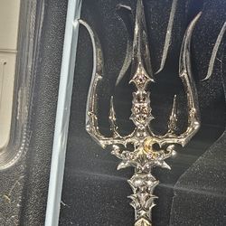 Silver Gilded Copper Trident One Troy Ounce + 999 CU