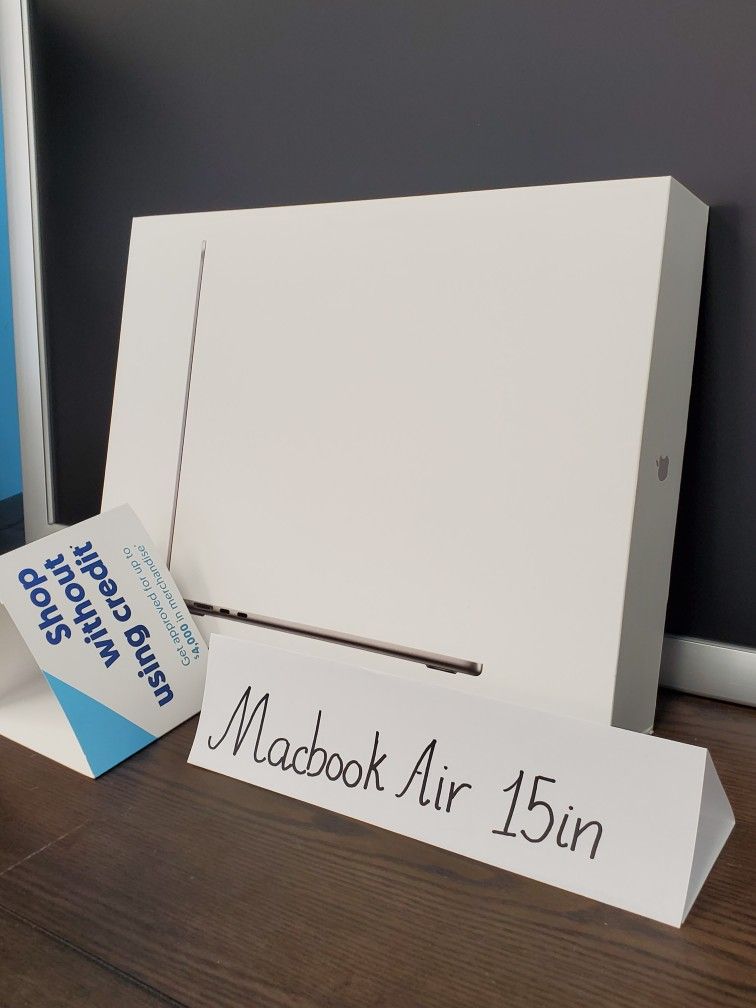 Apple Macbook Air M2 Chip 15in $1 DOWN PAYMENT NO CREDIT...