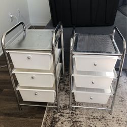 Plastic Organizer / Storage Cart with Drawers