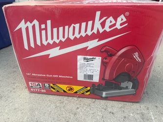 NEW Milwaukee 6177-20 14” Abrasive Cut-Off Saw – 15 Amp