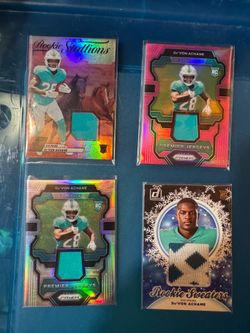 De’Von Achane Relic Rookie Cards