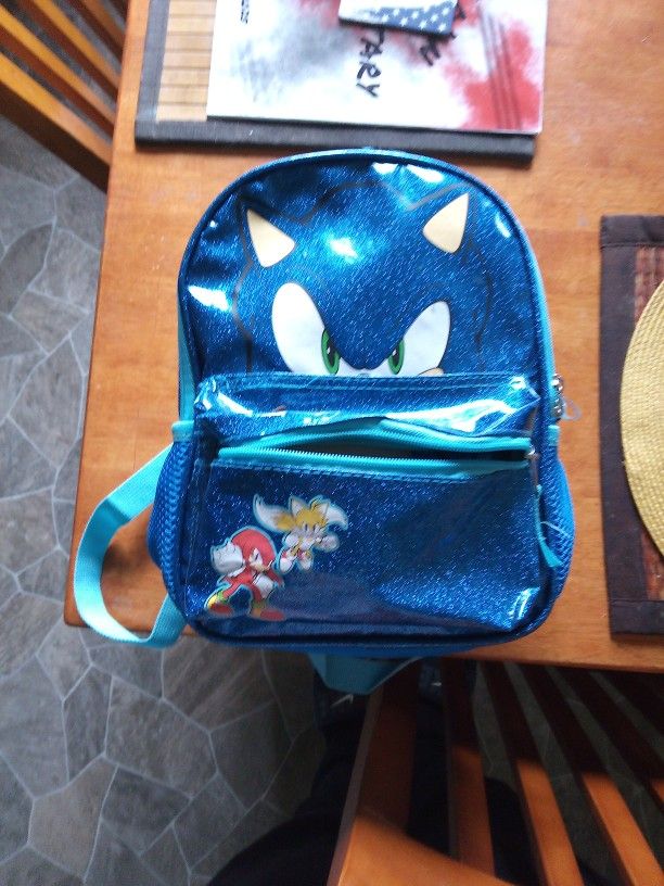 Brand New Kids SONIC THE HEDGEHOG Mini Backpack