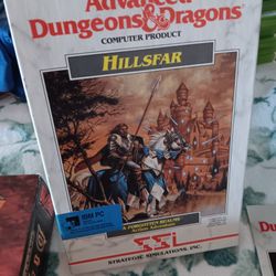 Hillspar IBM Pc Game Dungeons And Dragons 