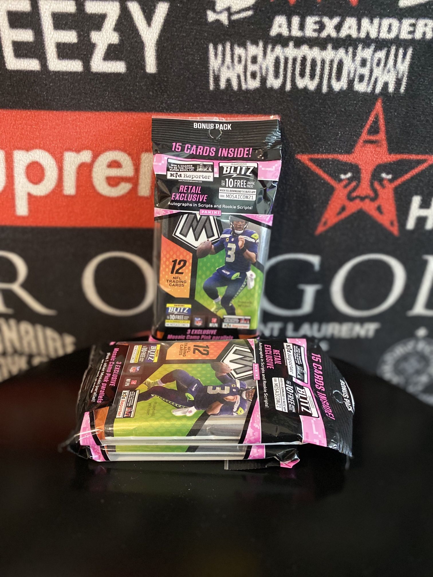 2021 Panini NFL Mosaic Cello Packs