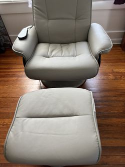 Relaxzen Reclining Massage Chair and Footstool