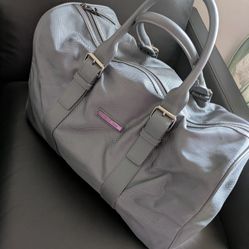 Michael Kors Men's Gray Duffel Bag Medium For Travel or Gym Weekend bag 