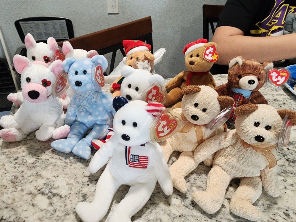 Plush Toys/Beanie Babies/ Teddy Bears! All 1 Price. 