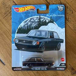 Hot Wheels Car Culture Auto Strasse Chase 0/5 ‘73 Volvo 142 GL Black