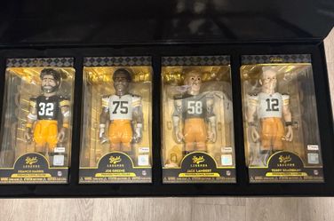 Brand New Funko Gold Legends NFL Pittsburgh Steelers Limited Edition 4-Pack Vinyl Figures 12”