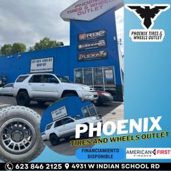 👑 PHOENIX TIRES AND WHEEL OUTLET👑    Same prices‼️Same service‼️  Our customers satisfaction is our priority ❤️❤️  NOW OPEN 9AM TO 7PM MONDAY TO SAT