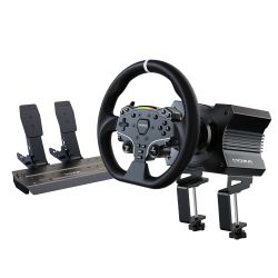 MOZA R5 Force Feedback Gaming Wheel and Pedal Bundle for PC