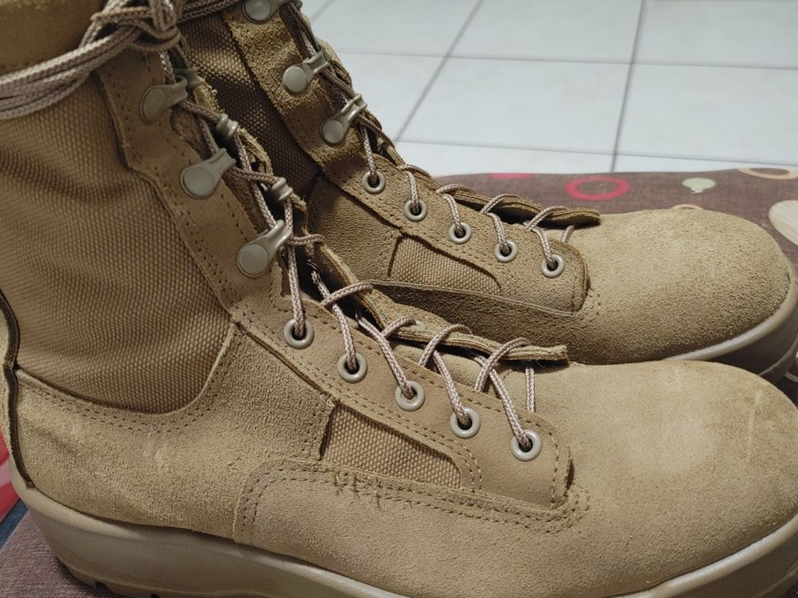 ALTAMA US ARMY MILITARY ISSUE OCP BROWN GORE-TEX COMBAT BOOTS - USA MADE