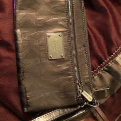 Michael Kors metallic wristlet