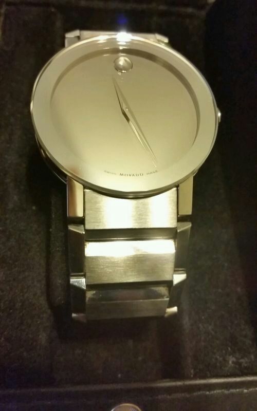 Movado Watch Sapphire Museum 84 G1 4896. 0606093 Mirror Dial.