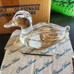 Princess House Crystal Duck
