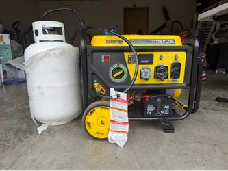 Champions generator dual fuel