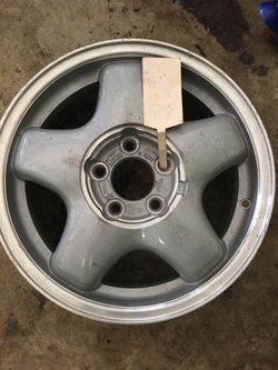 16X6.5 aluminum wheel