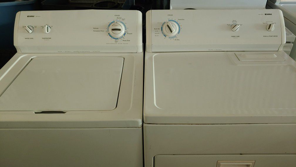 Kenmore Super Capacity washer/dryer Set