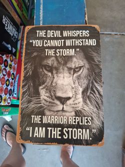 Inspirational Sign for a LEO