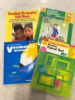 Intermediate grades reading and vocab books