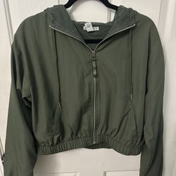 Windbreaker zip up hoodie