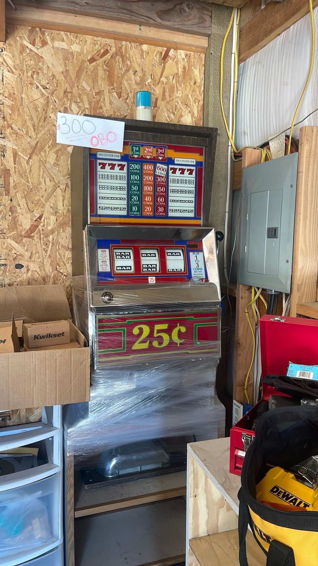 Real Coin Operated Slot Machine