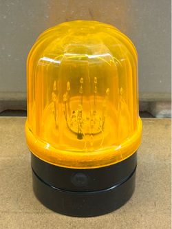 Vintage ENESCO Magnetic FLASHING Beacon WARNING•CAUTION Light👀 (please read description)