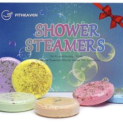 Shower Steamers Gift Set of 6 for Women Men