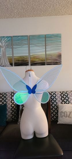 Blue Fairy Wings Costume Accessory
