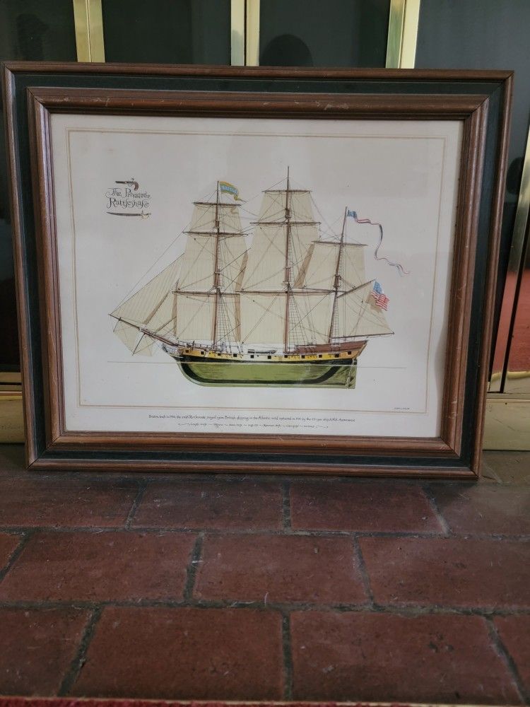 The Pirater Rattlesnake/Art Work/1822/20×24