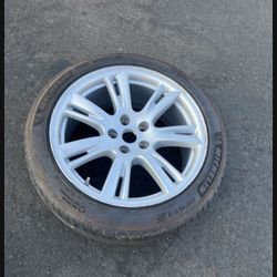 1 X 245/45zr19 5x120 5x4.72 Stock Tesla Model S Bmw Chevy Camaro Wheel Rim Tire!
