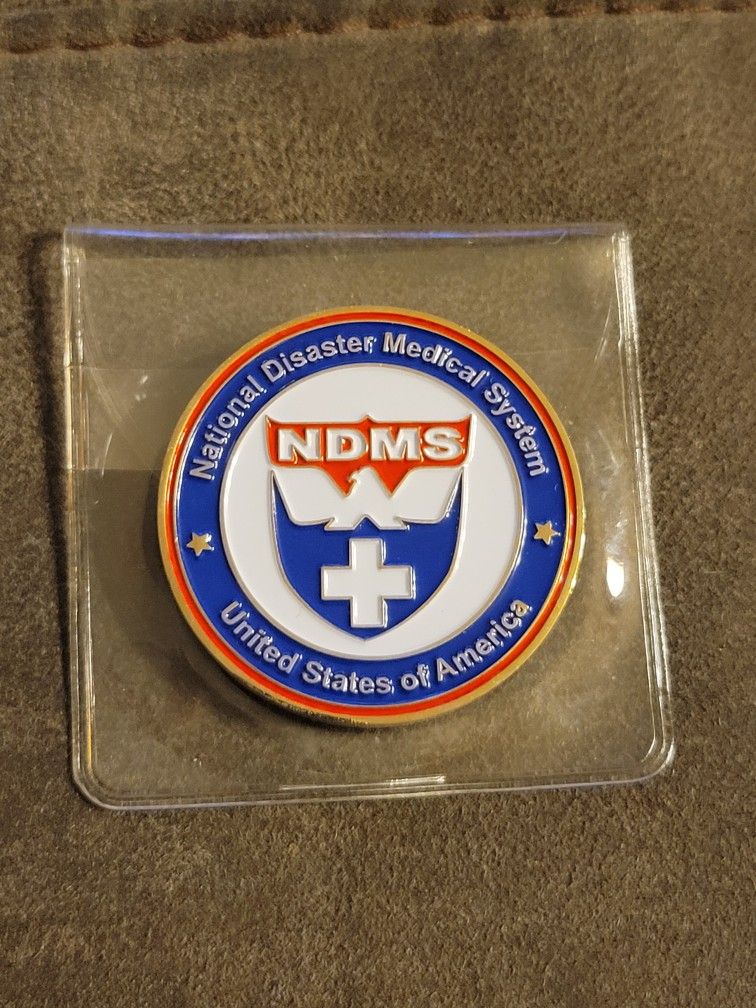 NDMS PA-4 Disaster Medical Assistance Team Challenge Coin National System USA