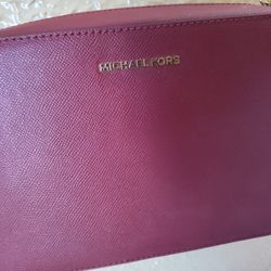 Michael Kors Wine Colored Purse