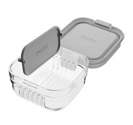 NEW PACKIT Mod Snack Bento Container with Divider Lunchbox