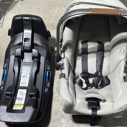 2 Nuna Pipa RX Infant Car Seat & Relx Base + 1 Extra Base