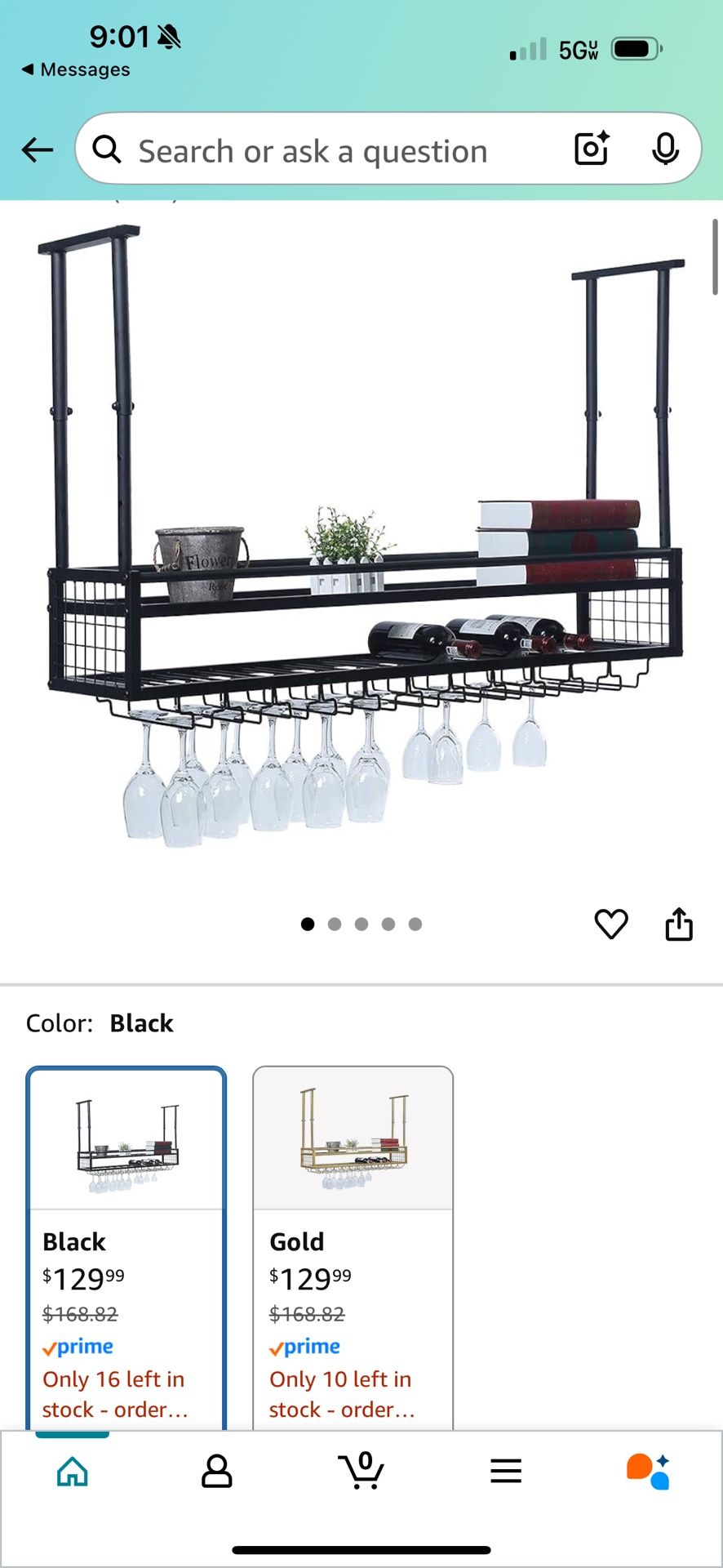 Hanging Wine Rack