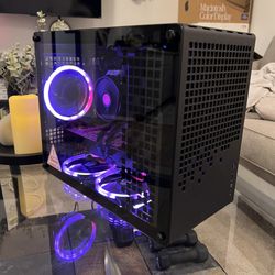 FAST Custom Built Gaming PC / Intel Core i7 6700 CPU / 16GB DDR4 RAM / RX 580 8GB GPU / 500GB SSD / Windows 11 Pro + Office / RGB - COMPACT!