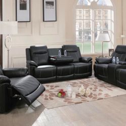 Brand New Reclining Couch Loveseat And Chair