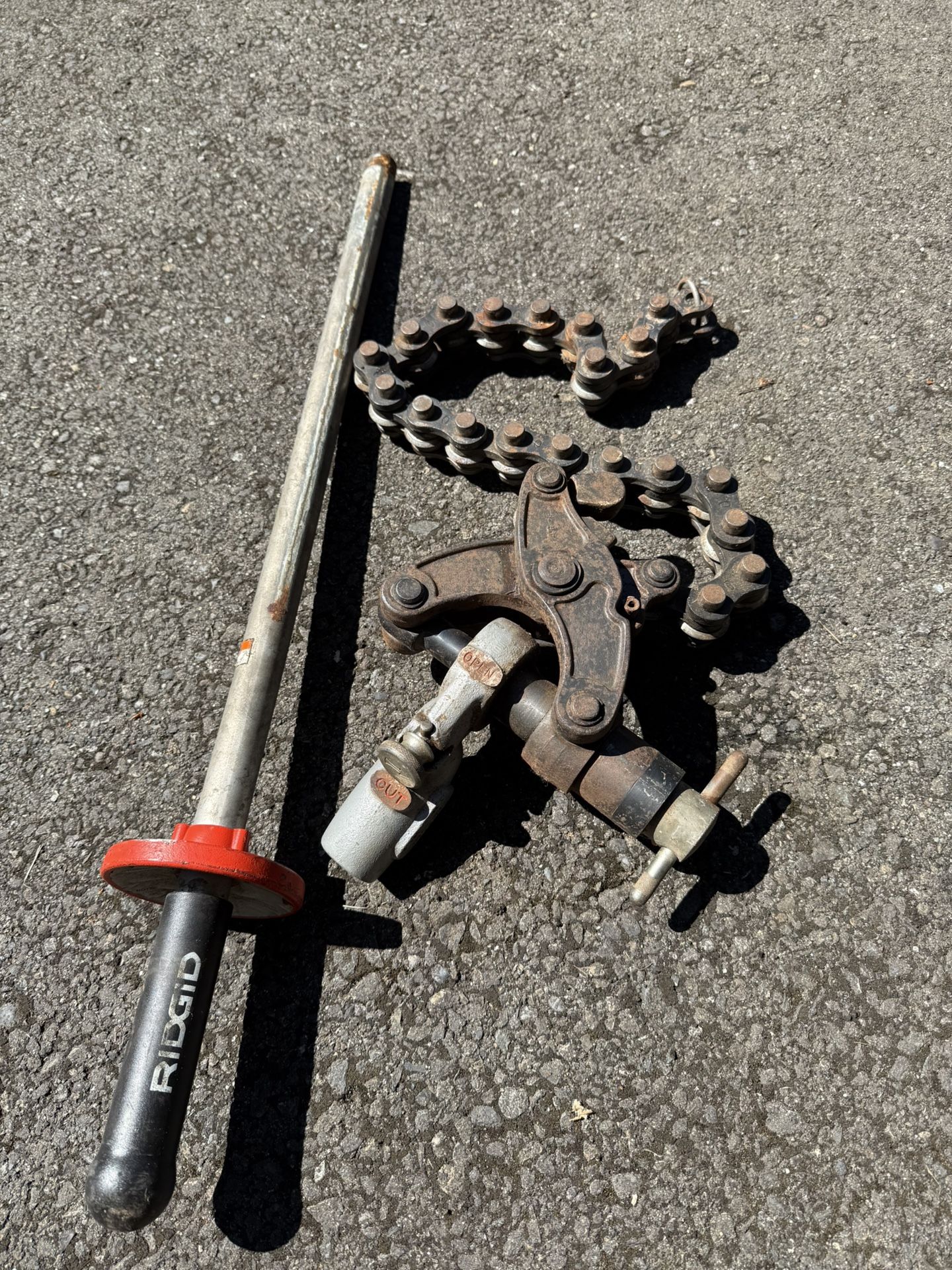 Cast Iron Pipe Cutter! Made By RIDGID