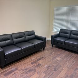 Leather Sofa set!