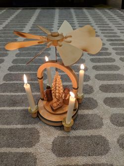 Handmade wooden Christmas decor