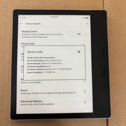 Like New Kindle Oasis 9th Generation WiFi 32GB