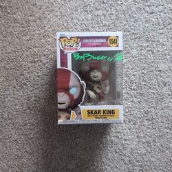 Funko - Skar King - Godzilla vs. Kong - Signed/Autographed by Brian Buccellato