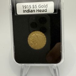 1915 $5 Gold Indian Head 