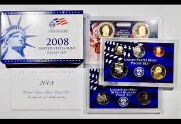 2008 US Mint Proof Set. Orig Pkg/COA