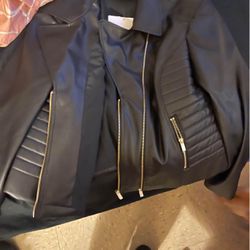 Brand New Leather Jacket (size 1X)  